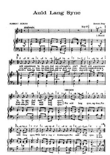 Auld lang syne (2) Partitions gratuites